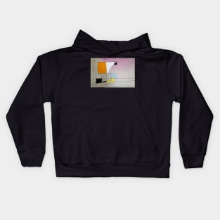 Expressive automatism abstract Kids Hoodie